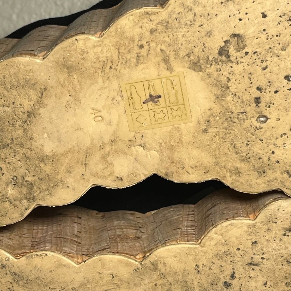 💥Last Chance 50% off Sale💥 Free People Black Platform Noelle Sandals Cork US 9.5 - Picture 8 of 8